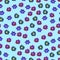 Floral seamless pattern.Â Hand painted daisy plum.